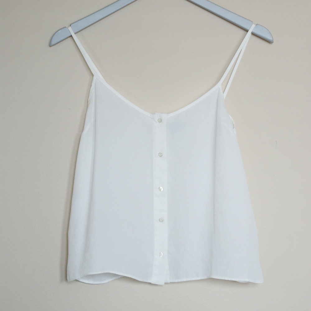 White cami TOPSHOP top